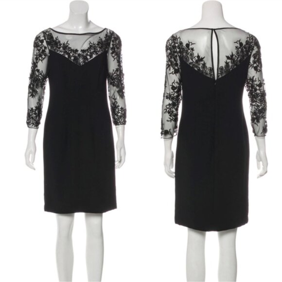 ML MONIQUE LHUILLIER Embroidered Mini Dress - Picture 9 of 9